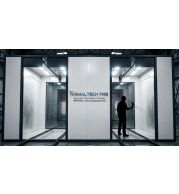 Industrial Paint Booth - Professional Automotive Spray Booth with Ventilation, Filtration & Downdraft Systems for Manufacturing, Powder Coating & Workshop Use - High-Efficiency Overspray Control 
